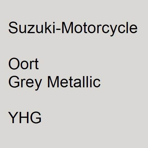 Suzuki-Motorcycle, Oort Grey Metallic, YHG.